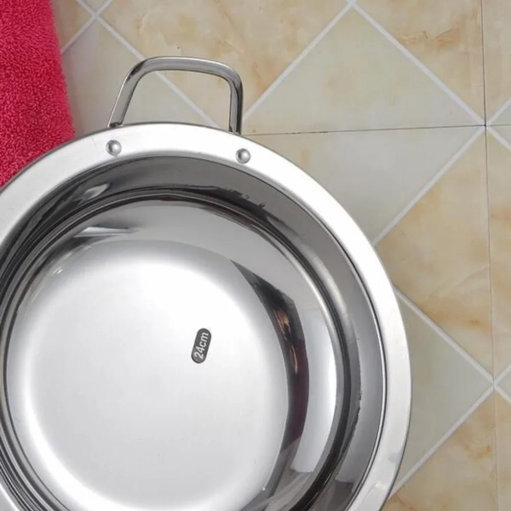 Stainless Steel Thickened Hot Pot with Wide Rim and Double Handles for Induction Cooktops Korean Style Kitchen
Stainless Steel Thickened Hot Pot with Wide Rim and Double Handles for Induction Cooktops Korean Style Kitchen
