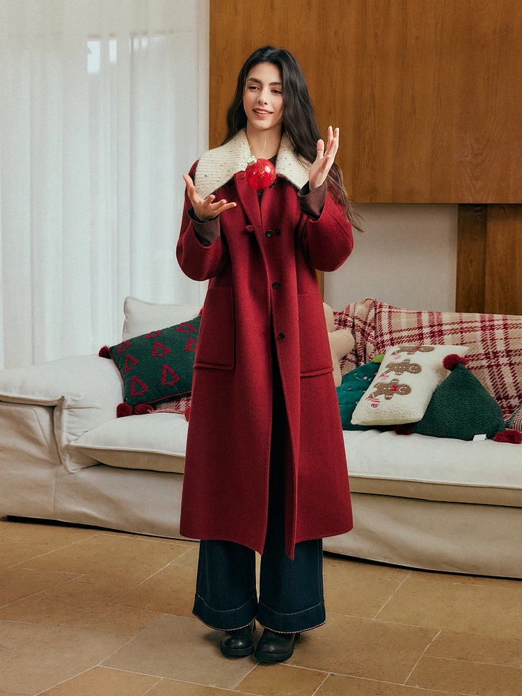 Двустороннее шерстяное пальто с отложным воротником, длинное, женское, JYDQD, для повседневной носки, простой дизайн, производство Китай, новинка зимы 2025
Двустороннее шерстяное пальто с отложным воротником, длинное, женское, JYDQD, для повседневной носки, простой дизайн, производство Китай, новинка зимы 2025