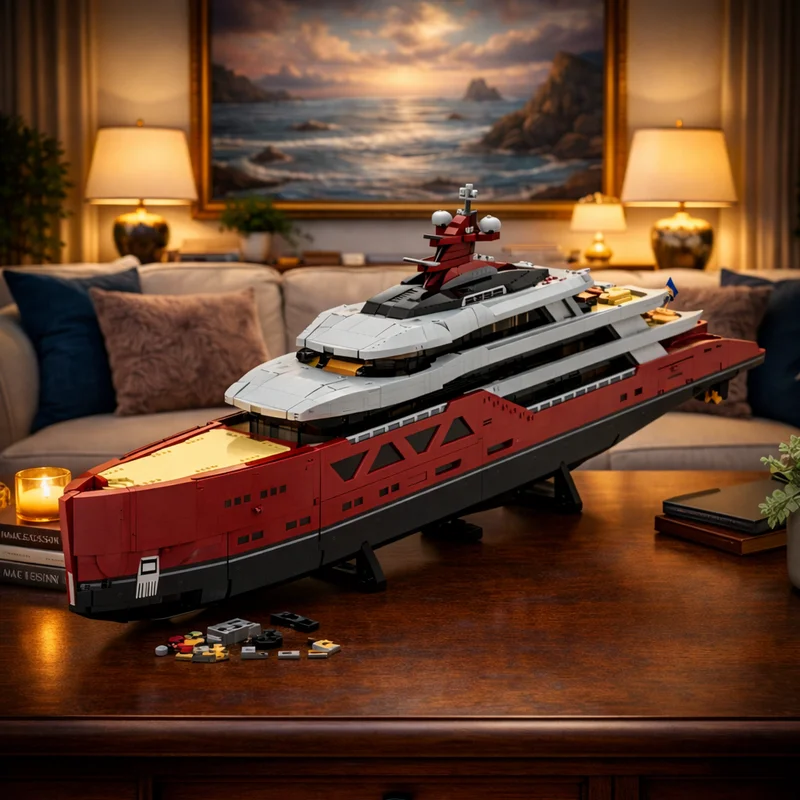 15639pcs MOC VELETTA Superyacht 120 Cm Modular City Champion Super Car Boat Model Building Blocks Architecture Christmas Gifts
15639pcs MOC VELETTA Superyacht 120 Cm Modular City Champion Super Car Boat Model Building Blocks Architecture Christmas Gifts