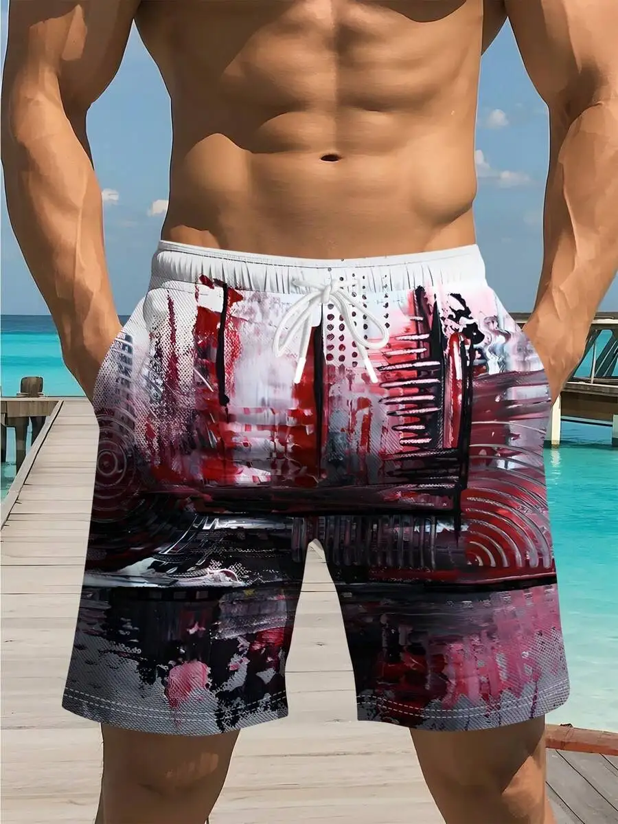 Mens Abstract Print Beach Shorts Summer Casual Sport Swim Trunks
Mens Abstract Print Beach Shorts Summer Casual Sport Swim Trunks