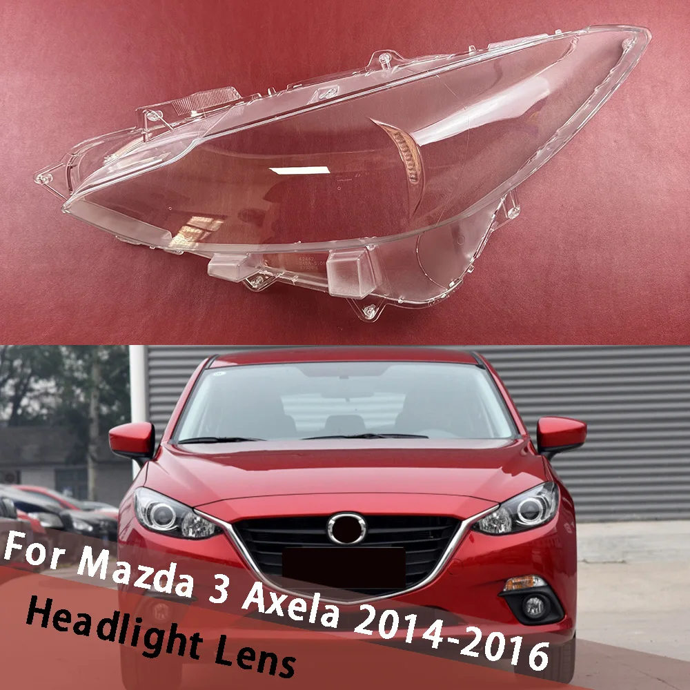 For Mazda 3 Axela 2014 2015 2016 (Low) Head Lamp Transparent Shade Headlight Cover Lampshade Headlamp Shell Lens Plexiglass
For Mazda 3 Axela 2014 2015 2016 (Low) Head Lamp Transparent Shade Headlight Cover Lampshade Headlamp Shell Lens Plexiglass