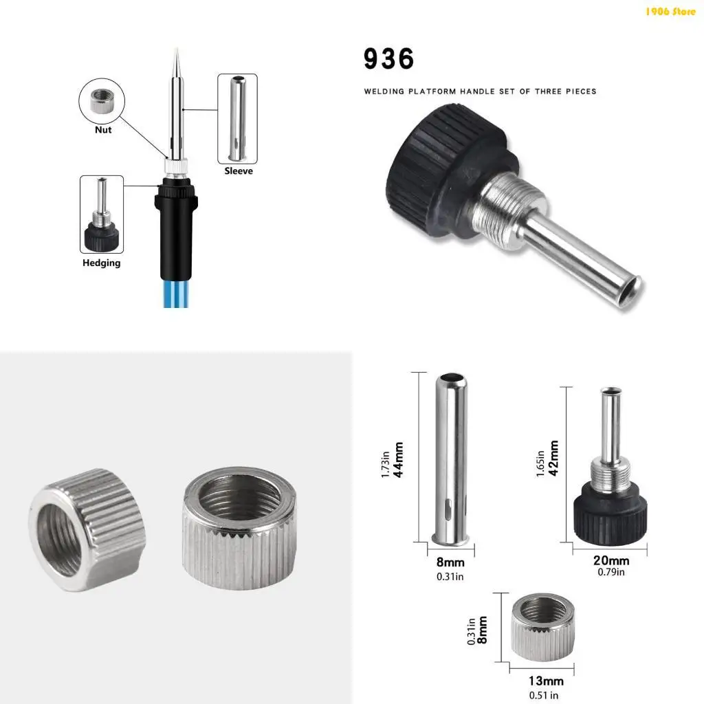 U1JB Паяльник Сварочная ручка Рукоятка/Стальная трубка/Винт Коррозионная стойкость
U1JB Паяльник Сварочная ручка Рукоятка/Стальная трубка/Винт Коррозионная стойкость