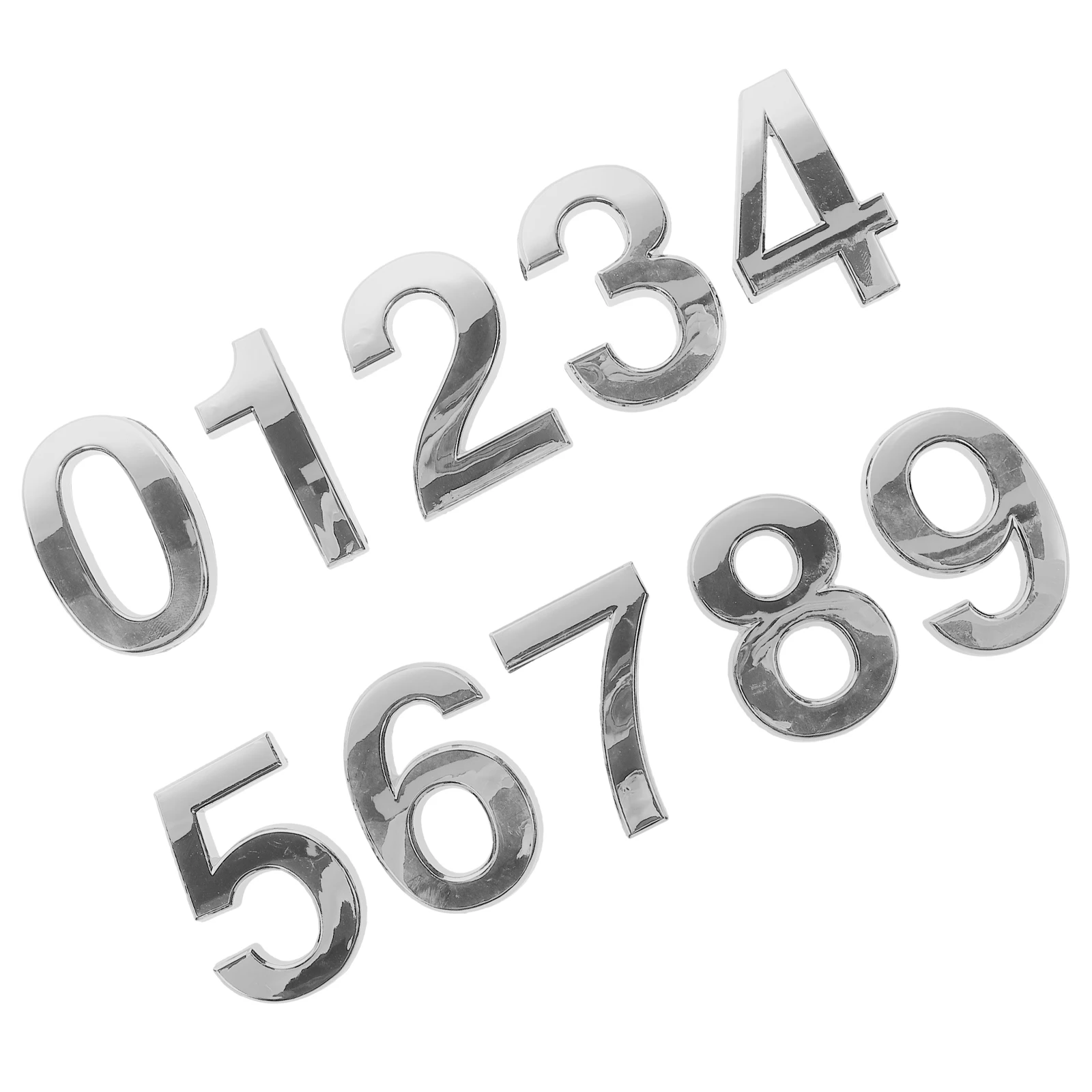 10 Pcs Number Silver Front Door Numbers Address Signs Signage Plaques Apartment Office Room Gate Number Durable
10 Pcs Number Silver Front Door Numbers Address Signs Signage Plaques Apartment Office Room Gate Number Durable