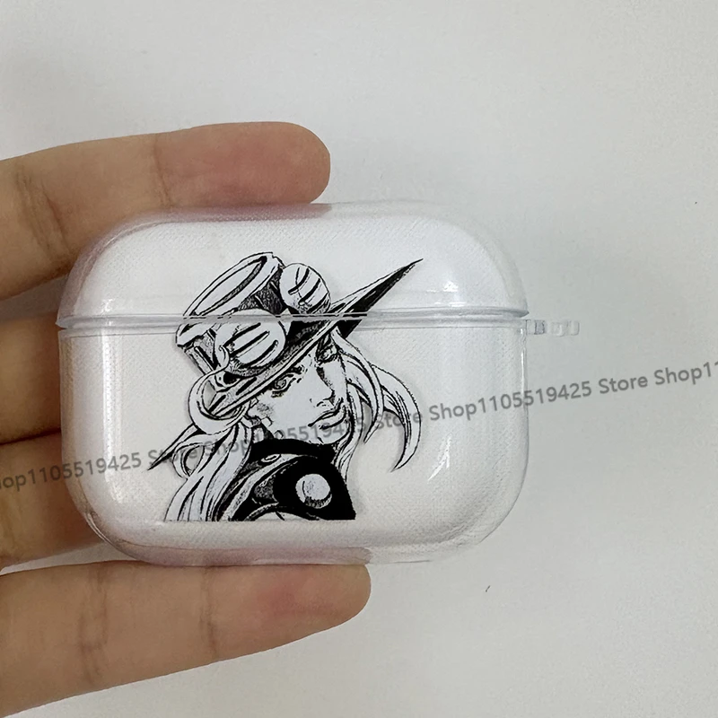 New Hot JoJos Bizarre Adventurer Earphone Case for AirPods 4/3/2/1 Earbuds Case For AirPods Pro 3/Pro 2/Pro TPU Protective Cover
New Hot JoJos Bizarre Adventurer Earphone Case for AirPods 4/3/2/1 Earbuds Case For AirPods Pro 3/Pro 2/Pro TPU Protective Cover