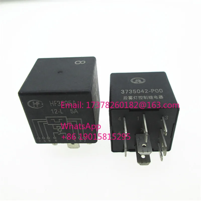 HOT NEW CAR auto relay Rear fog lamp control relay HF3505A 12-L 5A 3735042-P00 HF3505A-12-L HF3505A-12-L-5A 8PIN
HOT NEW CAR auto relay Rear fog lamp control relay HF3505A 12-L 5A 3735042-P00 HF3505A-12-L HF3505A-12-L-5A 8PIN