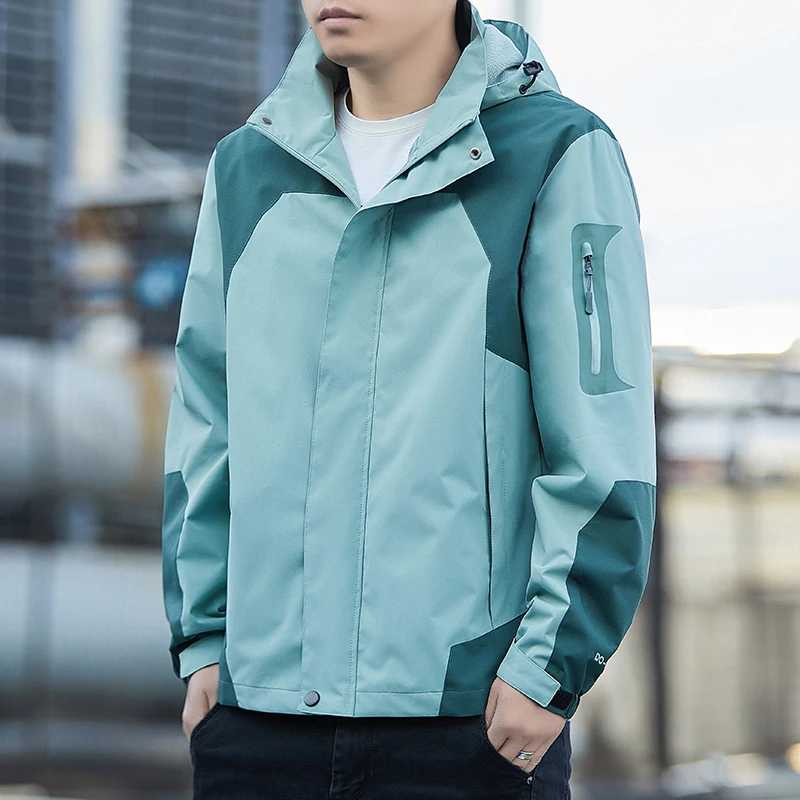 Unisex Autumn Outdoor Sports Waterproof Hooded Jacket Men's 2025 New Rainstorm Mountaineering Suit Windproof Overalls Tops
Unisex Autumn Outdoor Sports Waterproof Hooded Jacket Men's 2025 New Rainstorm Mountaineering Suit Windproof Overalls Tops