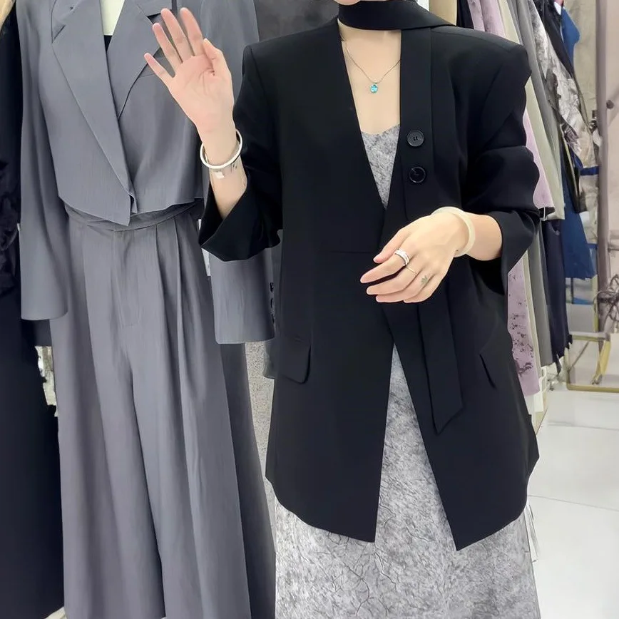 Blazer Woman Offer Loose Fashion Burgundy 2025 Winter Lapel Patchwork Long Sleeve Stripes Street Casual Elegant Coats New 
Blazer Woman Offer Loose Fashion Burgundy 2025 Winter Lapel Patchwork Long Sleeve Stripes Street Casual Elegant Coats New