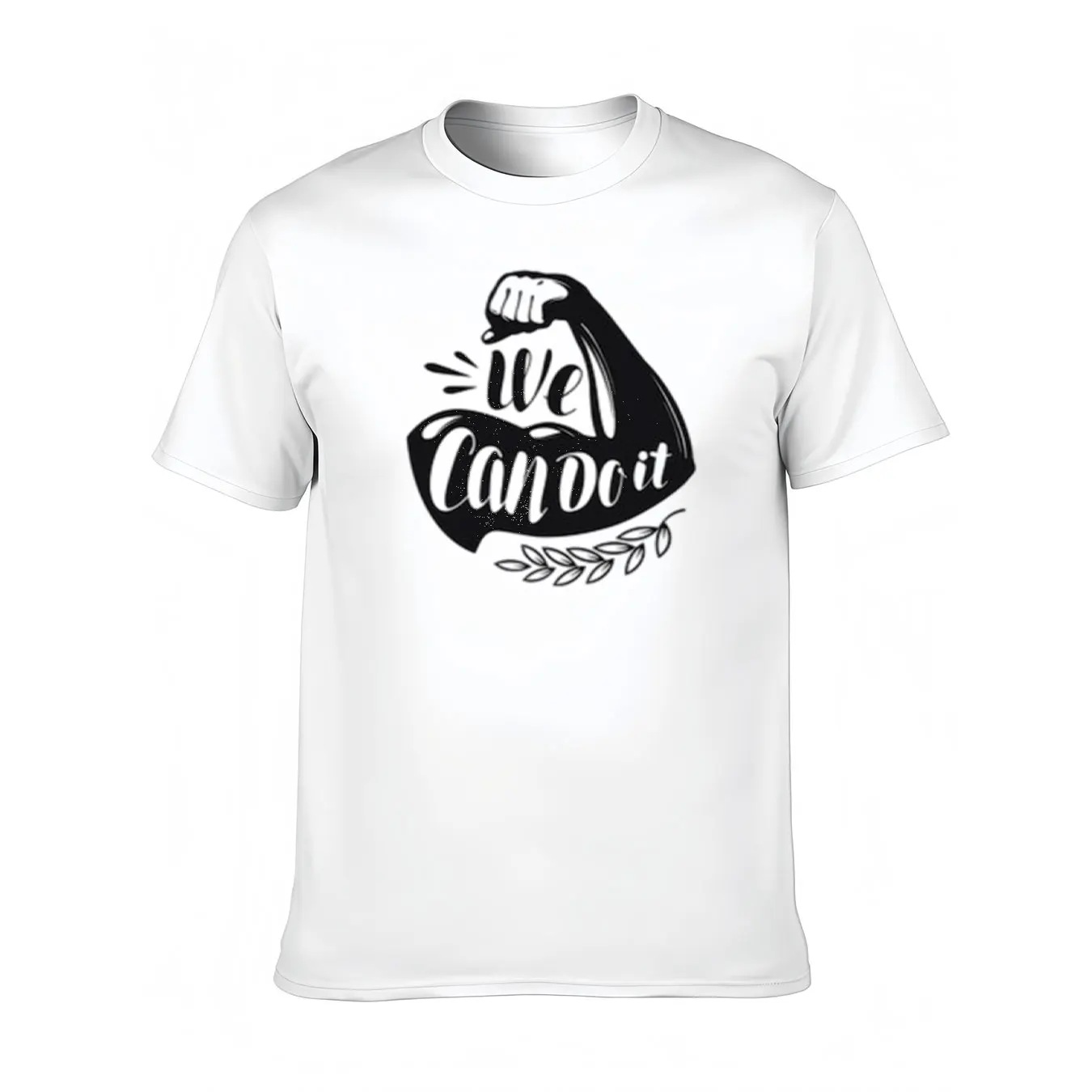 Men's Cotton Tee With We Can Do It Muscle Print, Soft Crew Neck Shirt For Outdoor, Christmas Gift
Men's Cotton Tee With We Can Do It Muscle Print, Soft Crew Neck Shirt For Outdoor, Christmas Gift
