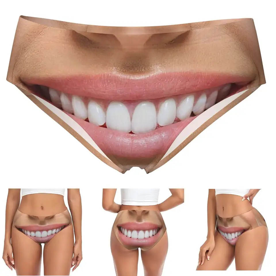 Aangepaste masker je glimlach met e
