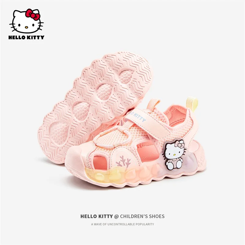 Summer Princess Sports Sandals Hello Kitty Anime Kawaii Sanrio Mesh Children Breathable Sports Shoes Cute Fashionable
Summer Princess Sports Sandals Hello Kitty Anime Kawaii Sanrio Mesh Children Breathable Sports Shoes Cute Fashionable