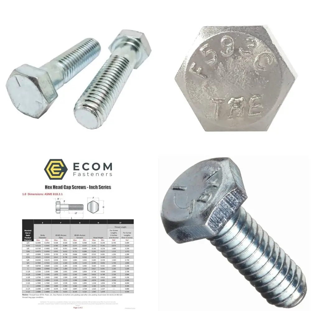 Винты с шестигранной головкой из оцинкованной стали класса 5, 1/4 x 2-1/4, грубая резьба, 100 шт., сделано в США, прочные крепежные детали
Винты с шестигранной головкой из оцинкованной стали класса 5, 1/4 x 2-1/4, грубая резьба, 100 шт., сделано в США, прочные крепежные детали