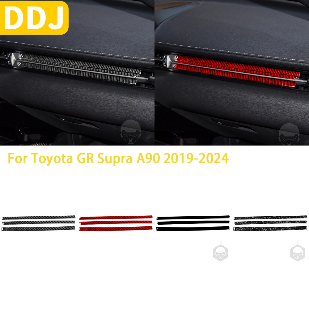 For Toyota GR Supra A90 A91 MK5 2019-2024 Accessories Carbon Fiber Car Interior Copilot Central Control Decorative Trim Stickers
For Toyota GR Supra A90 A91 MK5 2019-2024 Accessories Carbon Fiber Car Interior Copilot Central Control Decorative Trim Stickers