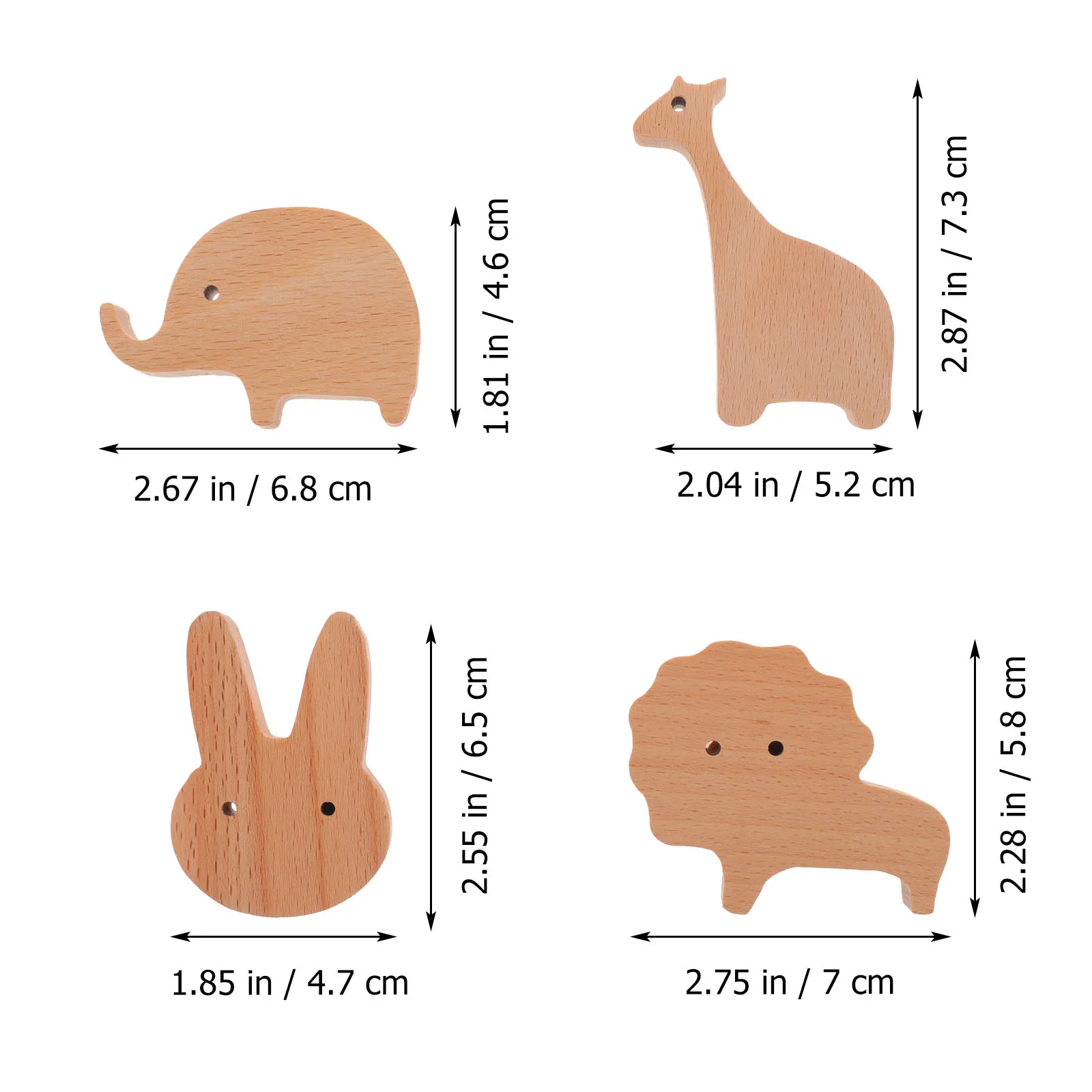 Cartoon Animal Wall Hooks Wood Multipurpose Bathroom Decorative Hanger For Kitchen Bedroom Study Balcony
Cartoon Animal Wall Hooks Wood Multipurpose Bathroom Decorative Hanger For Kitchen Bedroom Study Balcony