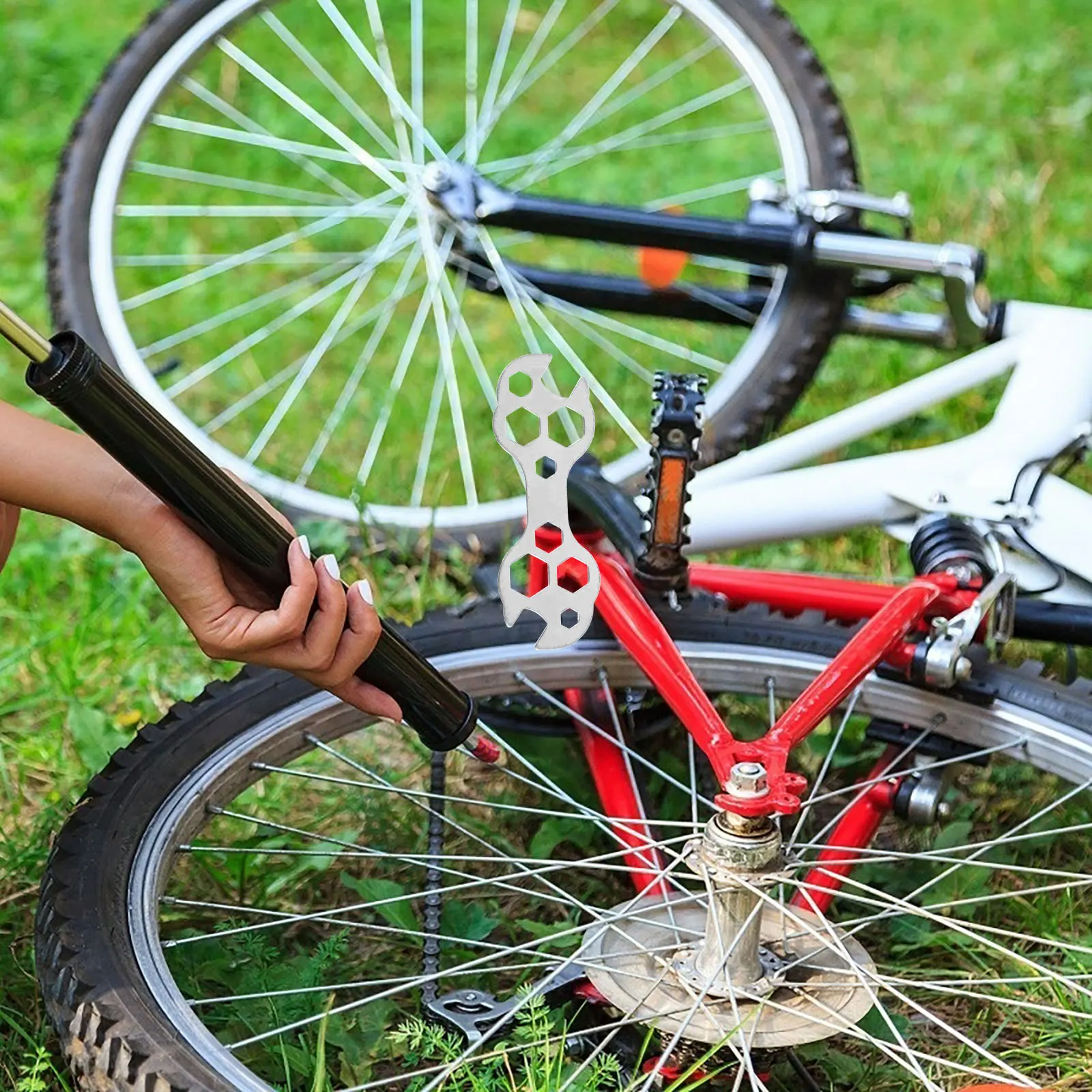 2Pcs Bicycle Spoke Wrench Multi Repair Tool for Mountain Bike Electric Scooter and Motorcycle Maintenance Essential Gear
2Pcs Bicycle Spoke Wrench Multi Repair Tool for Mountain Bike Electric Scooter and Motorcycle Maintenance Essential Gear