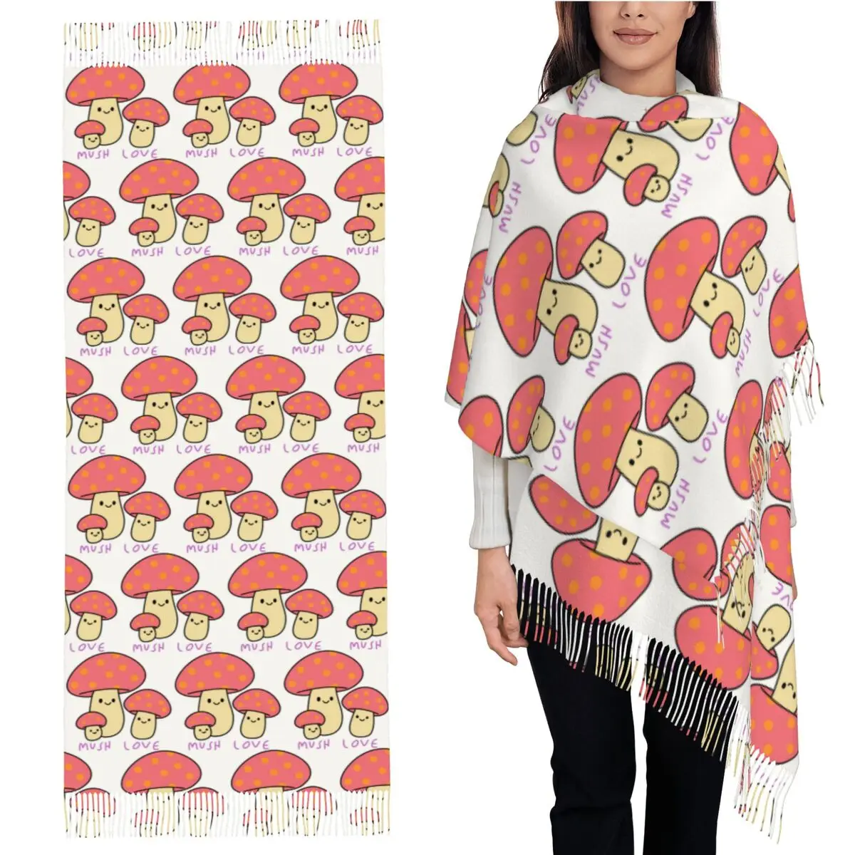 Mush Love милый шарф с кисточками для женщин, мягкие теплые шали и накидки, длинная осенне-зимняя шаль
Mush Love милый шарф с кисточками для женщин, мягкие теплые шали и накидки, длинная осенне-зимняя шаль