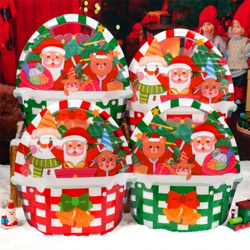 10/50PCS Plastic Christmas Flower Basket Stand up Packaging Bag DIY Xmas Supplies Sugar Candy Snack Child Gift Storage Pouches
10/50PCS Plastic Christmas Flower Basket Stand up Packaging Bag DIY Xmas Supplies Sugar Candy Snack Child Gift Storage Pouches