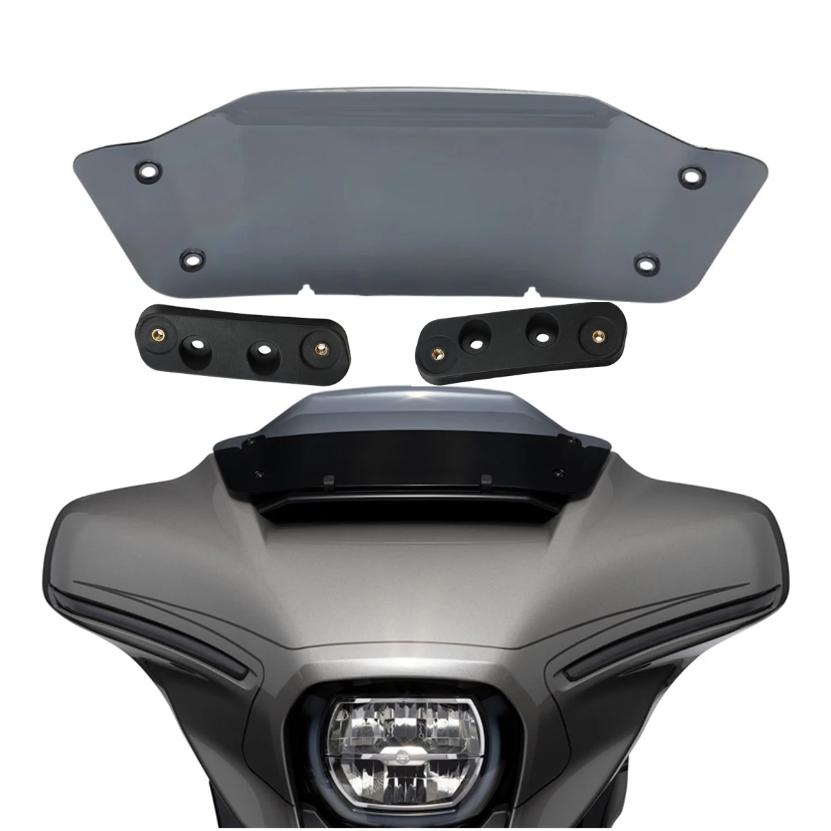 Motorcycle Windscreen & Windshield Riser Bracket Fit For Harley CVO Street Glide FLHXSE 2023-2024 (Height: 7" 10" )
Motorcycle Windscreen & Windshield Riser Bracket Fit For Harley CVO Street Glide FLHXSE 2023-2024 (Height: 7" 10" )