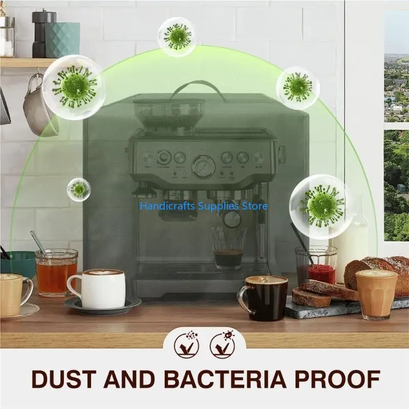 R1WA Coffee Machine Dust Guard Coffee Maker Cover with Portable Handle Household Moisture Resistant Appliance Protector
R1WA Coffee Machine Dust Guard Coffee Maker Cover with Portable Handle Household Moisture Resistant Appliance Protector