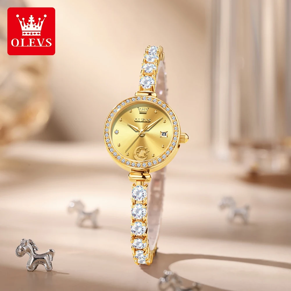 OLEVS Luxury Original Women Watches Jewellery Bracelet Quartz Watch Waterproof Luminous Date Ladies Watch Girls Gift 2998
OLEVS Luxury Original Women Watches Jewellery Bracelet Quartz Watch Waterproof Luminous Date Ladies Watch Girls Gift 2998