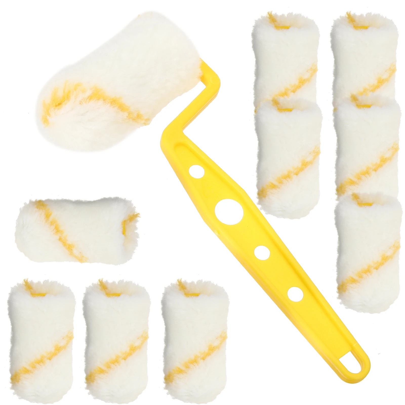 Mini Paint Roller Brush Small Refills Sponge Wall Painting Tool Brushes for Walls Plastic Acrylic Lightweight Durable Even
Mini Paint Roller Brush Small Refills Sponge Wall Painting Tool Brushes for Walls Plastic Acrylic Lightweight Durable Even