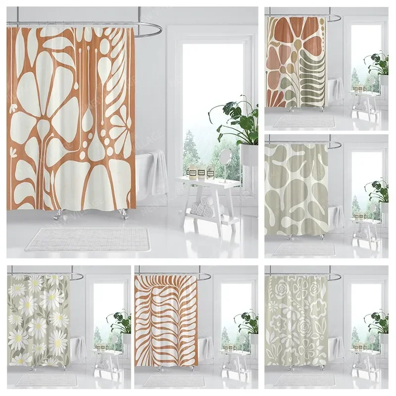 Waterproof fabric shower curtains Bathroom curtain accessories 180x200 Bath curtain for shower 240*200 nordic boho decoration
Waterproof fabric shower curtains Bathroom curtain accessories 180x200 Bath curtain for shower 240*200 nordic boho decoration