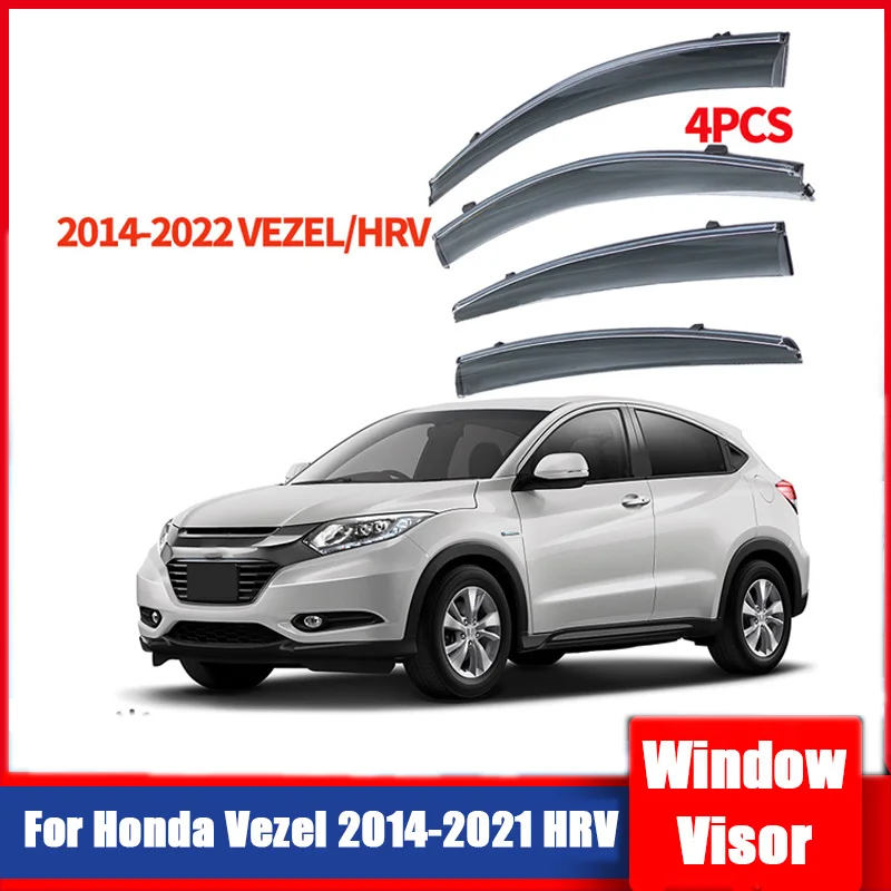 For Honda Vezel HR-V 2014-2021 Window Visors Rain Guard Side Window Deflectors Car Accessories Smoke Black Window Shade Cover
For Honda Vezel HR-V 2014-2021 Window Visors Rain Guard Side Window Deflectors Car Accessories Smoke Black Window Shade Cover