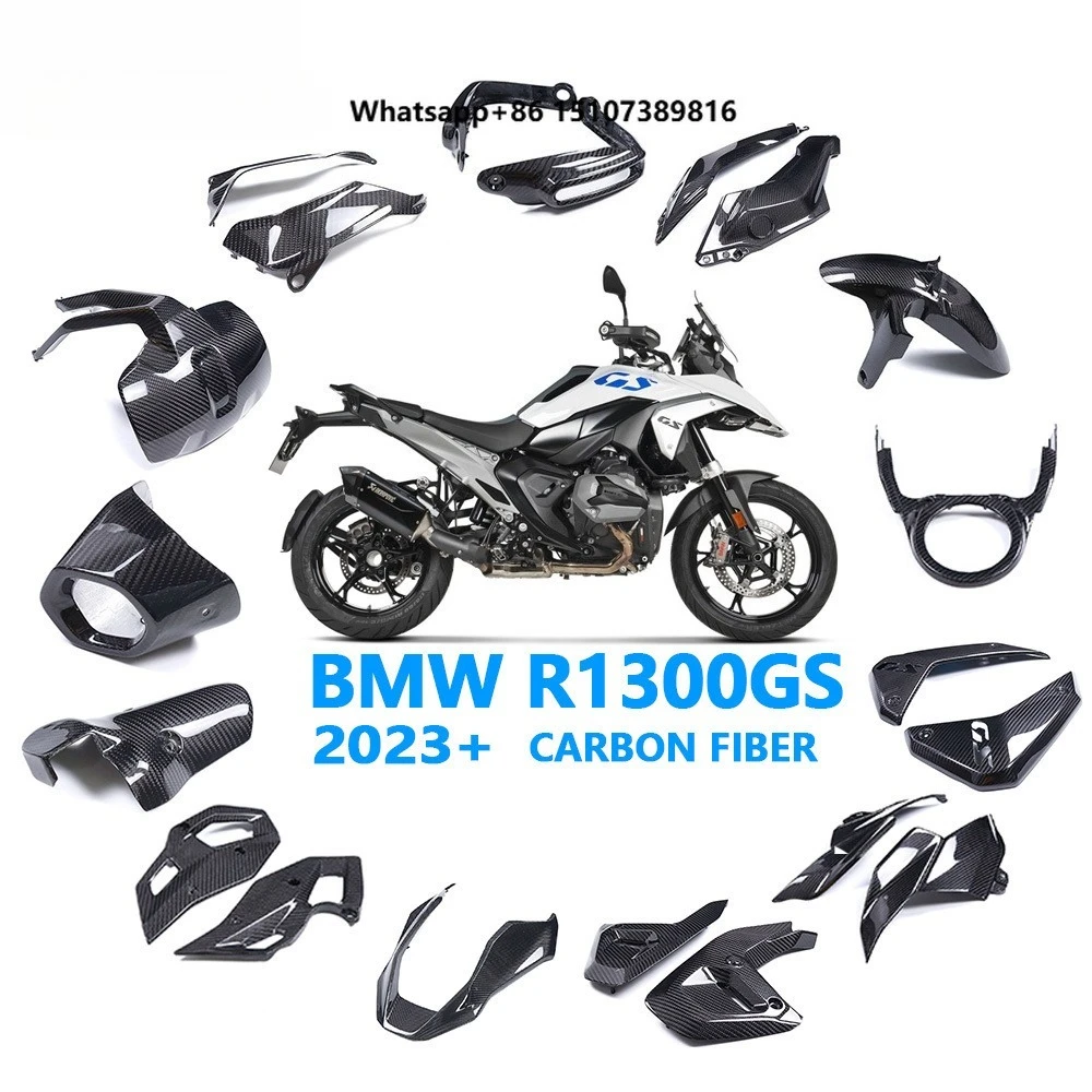 Carbon Real Full Pre-preg Dry Carbon Fiber Motorcycle Full Set Carbon Fairings for R1300GS 2023+
Carbon Real Full Pre-preg Dry Carbon Fiber Motorcycle Full Set Carbon Fairings for R1300GS 2023+