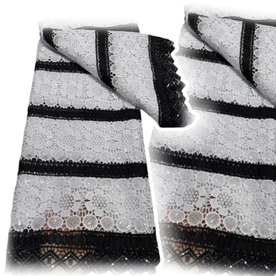 Водорастворимая кружевная ткань высокого качества, африканская швейцарская вуаль, кружевная ткань с вышивкой камней, африканская кружевная ткань для шитья одежды 1104 
Водорастворимая кружевная ткань высокого качества, африканская швейцарская вуаль, кружевная ткань с вышивкой камней, африканская кружевная ткань для шитья одежды 1104