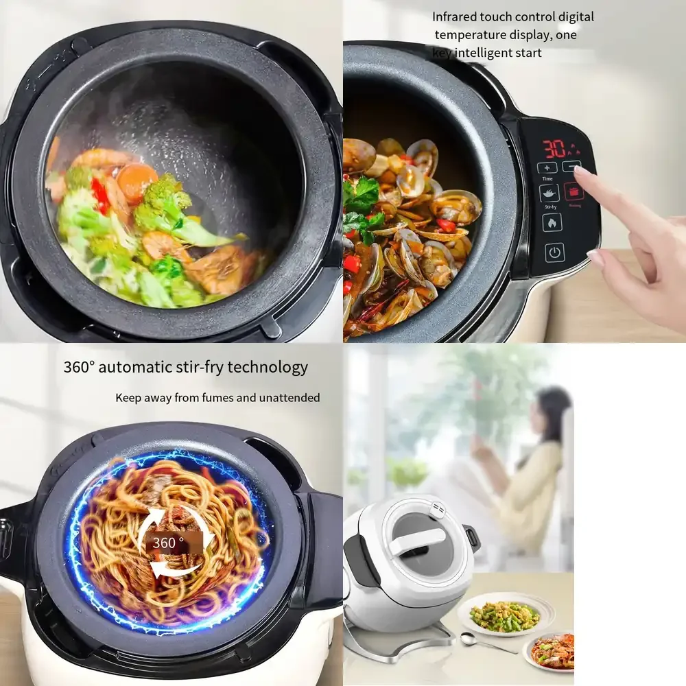 Smart Kitchen Helper Buy It for Her if You Love Her! Auto Stir Fry Machine Automatic Stir Fry
Smart Kitchen Helper Buy It for Her if You Love Her! Auto Stir Fry Machine Automatic Stir Fry