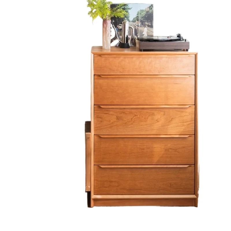Chest of drawers and chest of drawers Storage solid wood storage Nordic cherry wood bedside cabinet
Chest of drawers and chest of drawers Storage solid wood storage Nordic cherry wood bedside cabinet