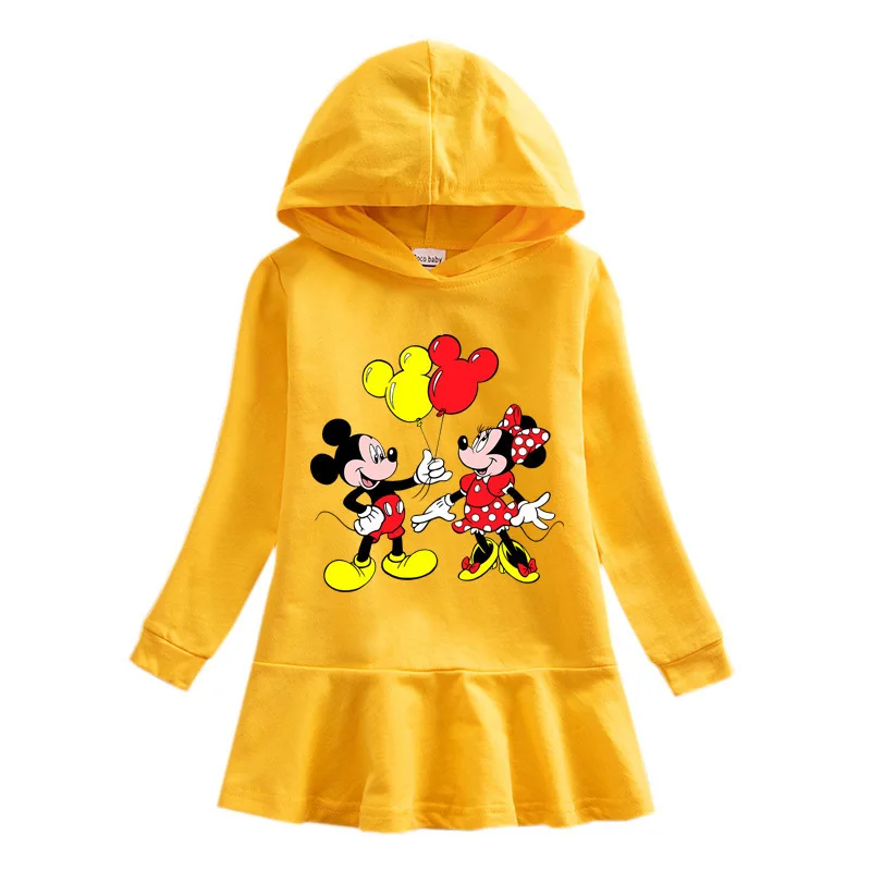 MINISO Disney Mickey Mouse and Donald Duck Autumn Girls' Hooded Sweatshirt Dress Cartoon Baby Winter Cotton Skirt
MINISO Disney Mickey Mouse and Donald Duck Autumn Girls' Hooded Sweatshirt Dress Cartoon Baby Winter Cotton Skirt