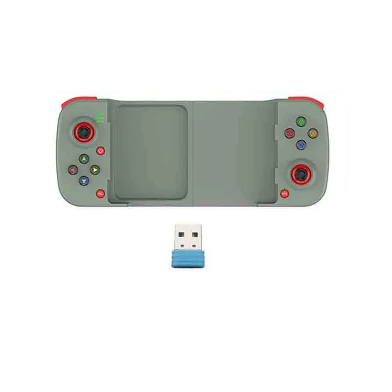 Беспроводной игровой контроллер ABKQ-Bluetooth 5.0 D3 с функцией растяжения, 3D-джойстик, геймпад для PUBG, совместимый с IOS и Android.
Беспроводной игровой контроллер ABKQ-Bluetooth 5.0 D3 с функцией растяжения, 3D-джойстик, геймпад для PUBG, совместимый с IOS и Android.