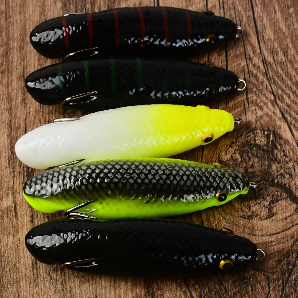 5 шт. пластиковых рыболовных приманок с крючками, плавающие на поверхности, с мягкими 3D-глазами, искусственная наживка для рыбалки
5 шт. пластиковых рыболовных приманок с крючками, плавающие на поверхности, с мягкими 3D-глазами, искусственная наживка для рыбалки