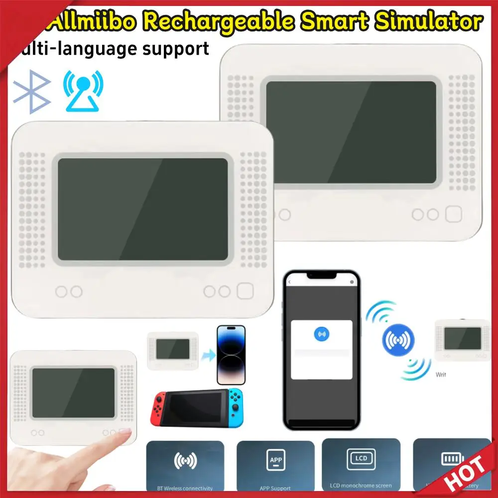 Умный игровой симулятор, легкий вес, многофункциональные перезаряжаемые аксессуары для игровой консоли, универсальная индукционная горелка Allmiibo Swipe
Умный игровой симулятор, легкий вес, многофункциональные перезаряжаемые аксессуары для игровой консоли, универсальная индукционная горелка Allmiibo Swipe