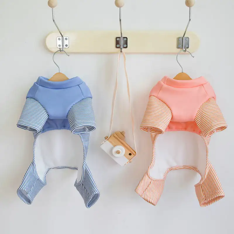 Small dog house clothes Striped pet dog clothes Small dog can pull comfortable four-leg pants
Small dog house clothes Striped pet dog clothes Small dog can pull comfortable four-leg pants