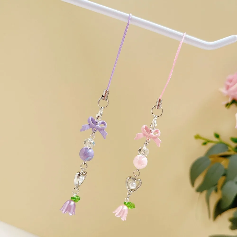 Bow Bead Phone Chain Convallaria Wrist Strap Mobile Phone Lanyard Pendant Anti-loss Cell Phone Strap Telephone Decor
Bow Bead Phone Chain Convallaria Wrist Strap Mobile Phone Lanyard Pendant Anti-loss Cell Phone Strap Telephone Decor