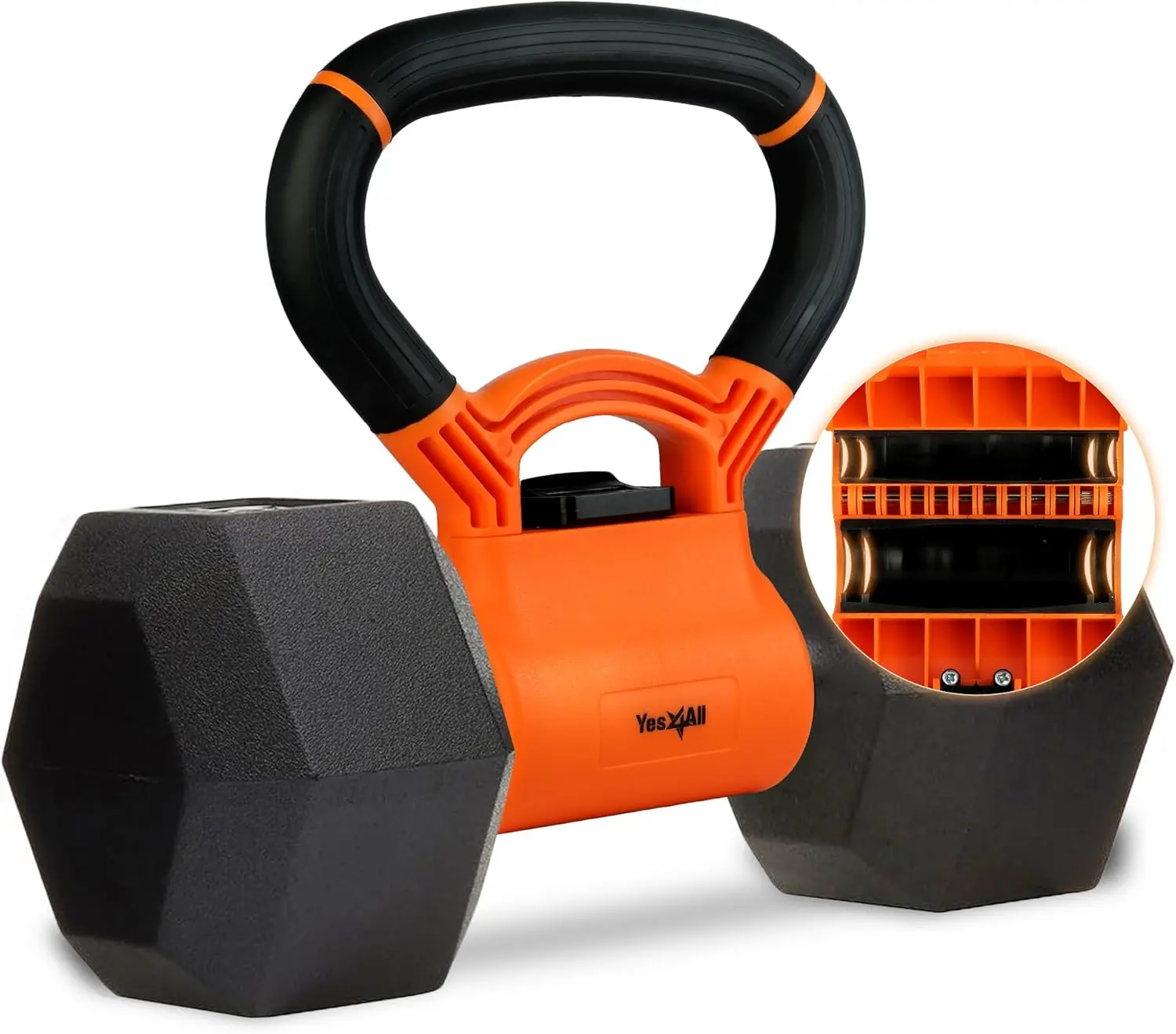 Convert Dumbbells to Kettlebell with Adjustable Grip Handle for Home Gym Weights Plate Training
Convert Dumbbells to Kettlebell with Adjustable Grip Handle for Home Gym Weights Plate Training