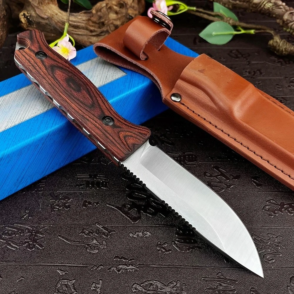 Outdoor Adventure Multifunctional 15002-2 Straight Knife with Sheath 9Cr13Mov Blade Camp Fishing Picnic Climbing Portable Tool
Outdoor Adventure Multifunctional 15002-2 Straight Knife with Sheath 9Cr13Mov Blade Camp Fishing Picnic Climbing Portable Tool