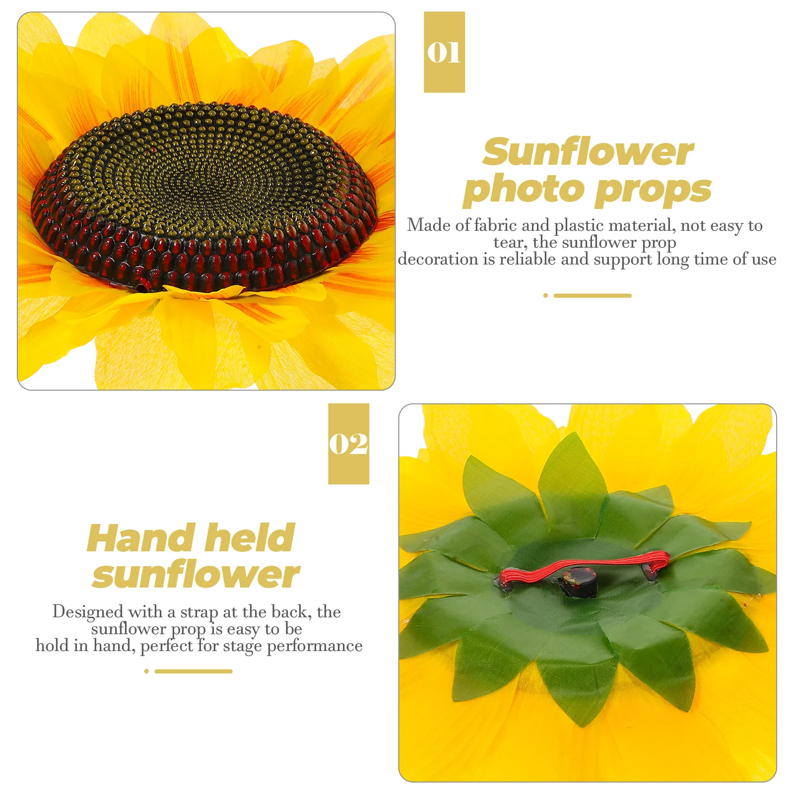 2pcs Sunflower 42cm Orange Stage Performance Sunflower Party Decorations Decorations Hand Held Photo Shaped Table Centerpieces
2pcs Sunflower 42cm Orange Stage Performance Sunflower Party Decorations Decorations Hand Held Photo Shaped Table Centerpieces
