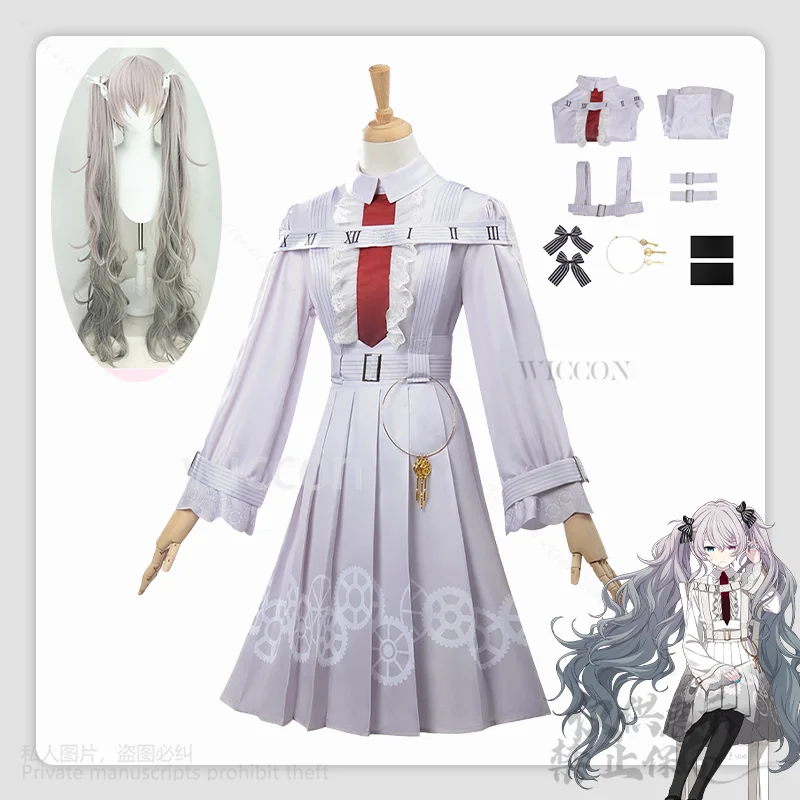 White Mikuuu 25 Nightcord Cosplay Anime Game Project Sekai Colorful Stage Feat Costume Lolita Dress Wig For Halloween Customized
White Mikuuu 25 Nightcord Cosplay Anime Game Project Sekai Colorful Stage Feat Costume Lolita Dress Wig For Halloween Customized