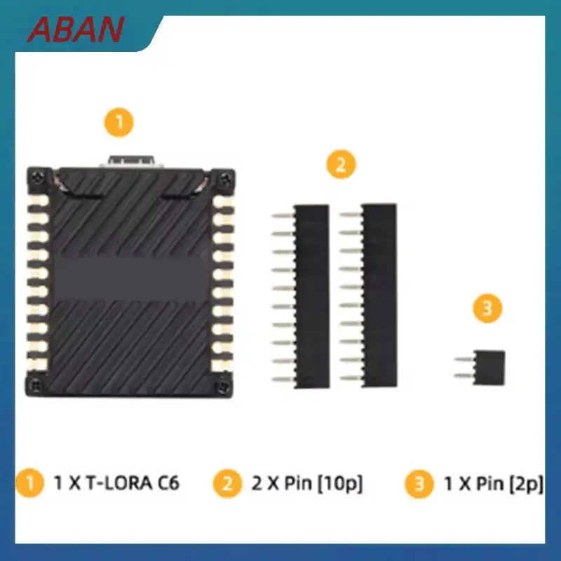 ABAN T-Lorac6 Основный ESP32-C6 Модуль Lora SX1262 Lorawan Плата разработки низкой мощности дальнего действия Отверстия для штампов Печатная плата
ABAN T-Lorac6 Основный ESP32-C6 Модуль Lora SX1262 Lorawan Плата разработки низкой мощности дальнего действия Отверстия для штампов Печатная плата
