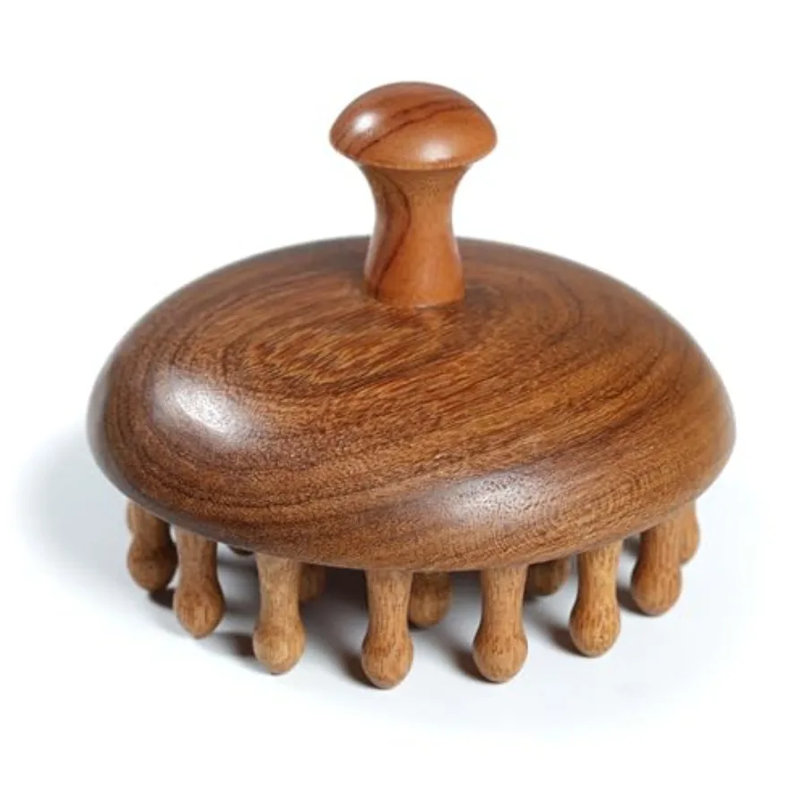 Wooden Scalp Massage Comb - Sandalwood Head Massager Tool, Gua Sha Brush for Women Men Hair Growth Body Massage
Wooden Scalp Massage Comb - Sandalwood Head Massager Tool, Gua Sha Brush for Women Men Hair Growth Body Massage