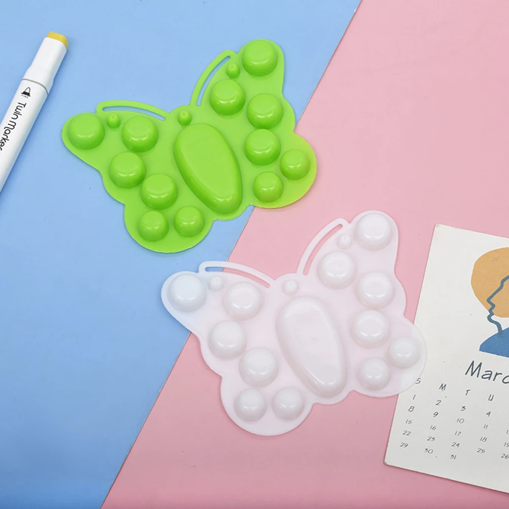 Plastic Painting Palette White Butterfly Shape Kids Easy Storage Smooth Surface Color Mix Tray Pigment Plate Art Supplies
Plastic Painting Palette White Butterfly Shape Kids Easy Storage Smooth Surface Color Mix Tray Pigment Plate Art Supplies