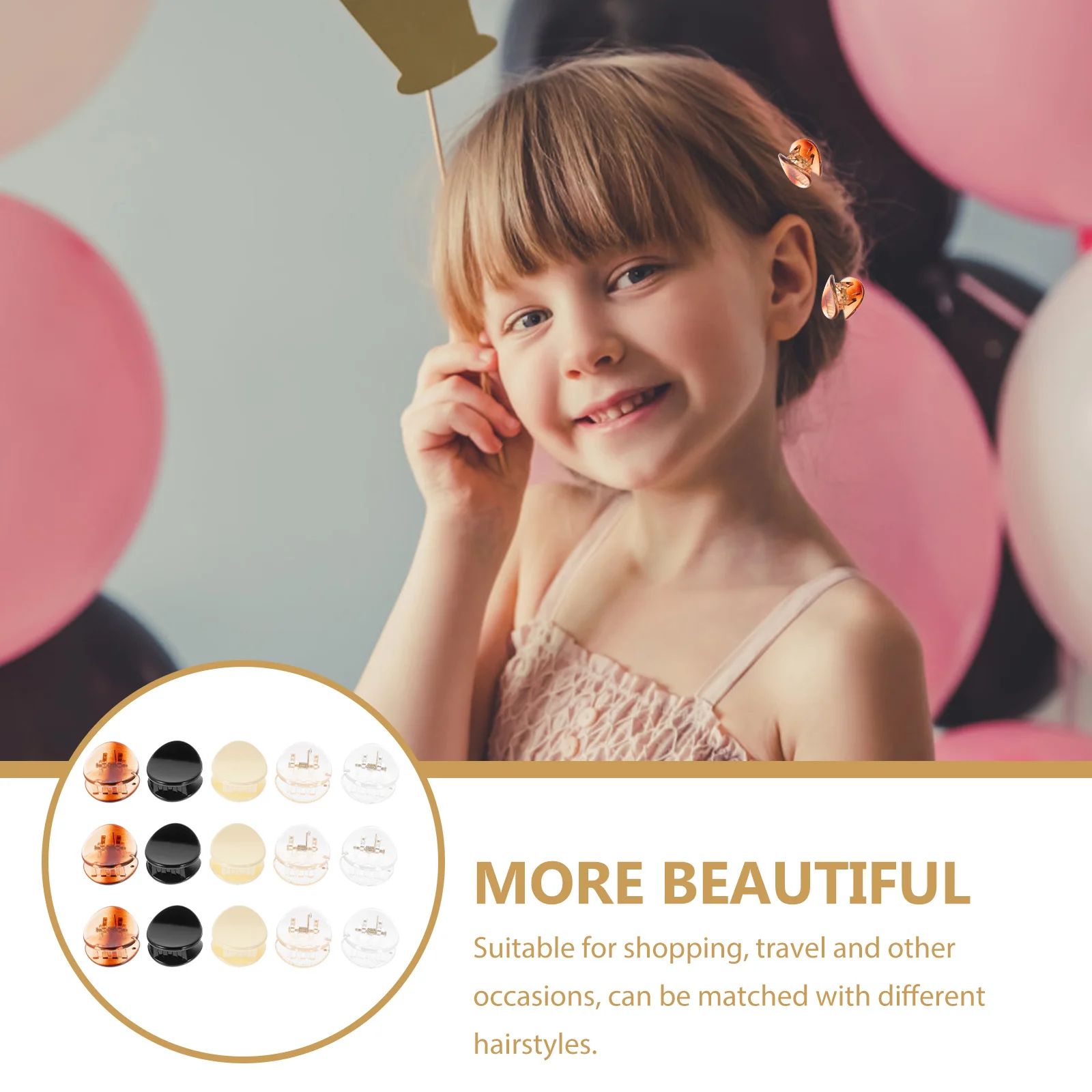 15pcs Plastic Round Claws Delicate Small Hair Clips For Women Kids Adorable Claw Clips Lightweight Durable Mini Hair Clasps For
15pcs Plastic Round Claws Delicate Small Hair Clips For Women Kids Adorable Claw Clips Lightweight Durable Mini Hair Clasps For