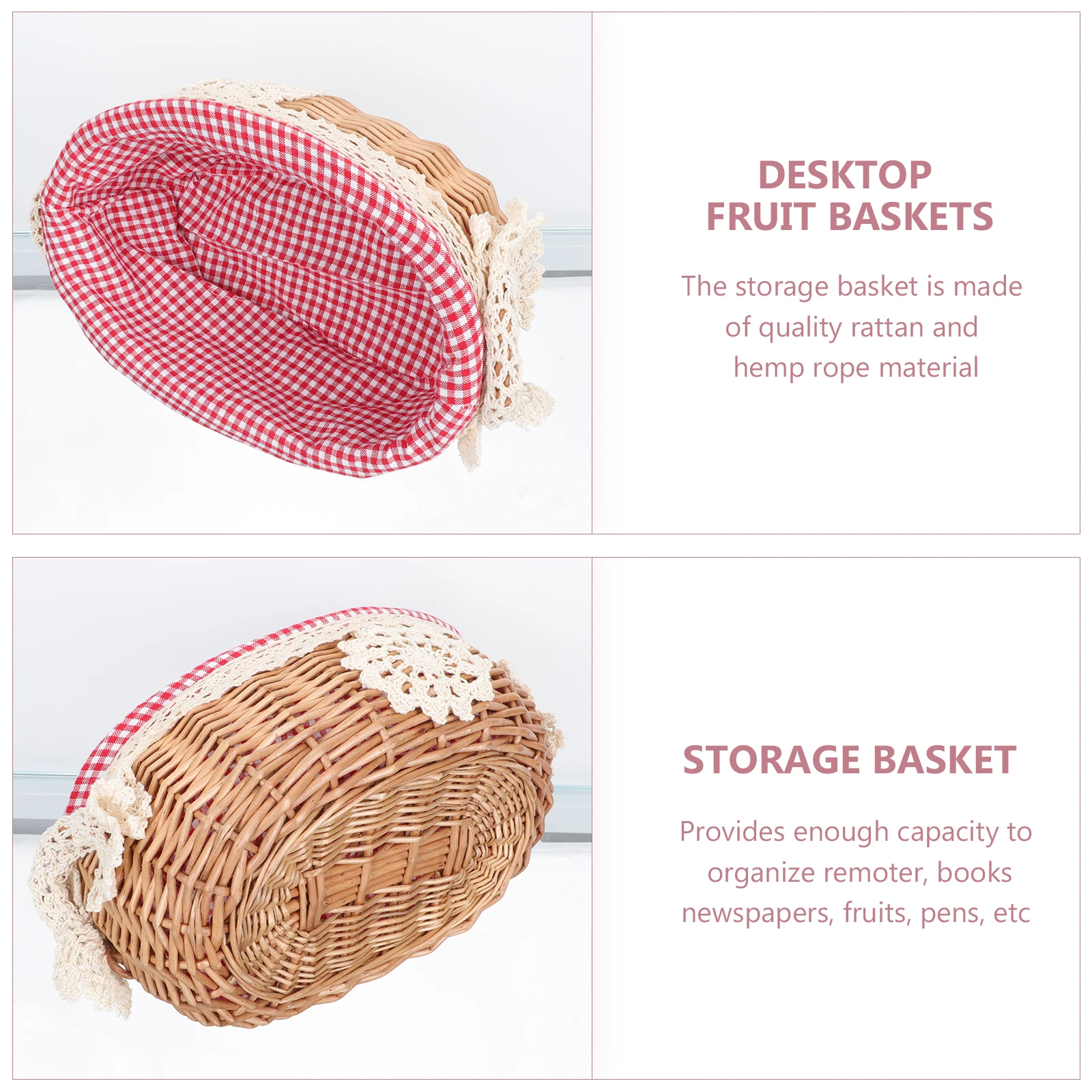 Rattan Woven Linen Lining Storage Basket Lightweight Organizer for Home Office Kitchen Fruits Vegetables Sundries Keeper 
Rattan Woven Linen Lining Storage Basket Lightweight Organizer for Home Office Kitchen Fruits Vegetables Sundries Keeper
