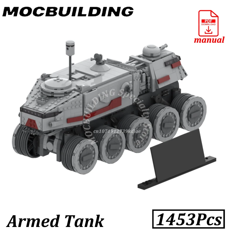 Armored Tank Model Display Model MOC Building Blocks Bricks Sci-fi Military Vehicle Space Movie HAVw-A6 Construction Toys
Armored Tank Model Display Model MOC Building Blocks Bricks Sci-fi Military Vehicle Space Movie HAVw-A6 Construction Toys