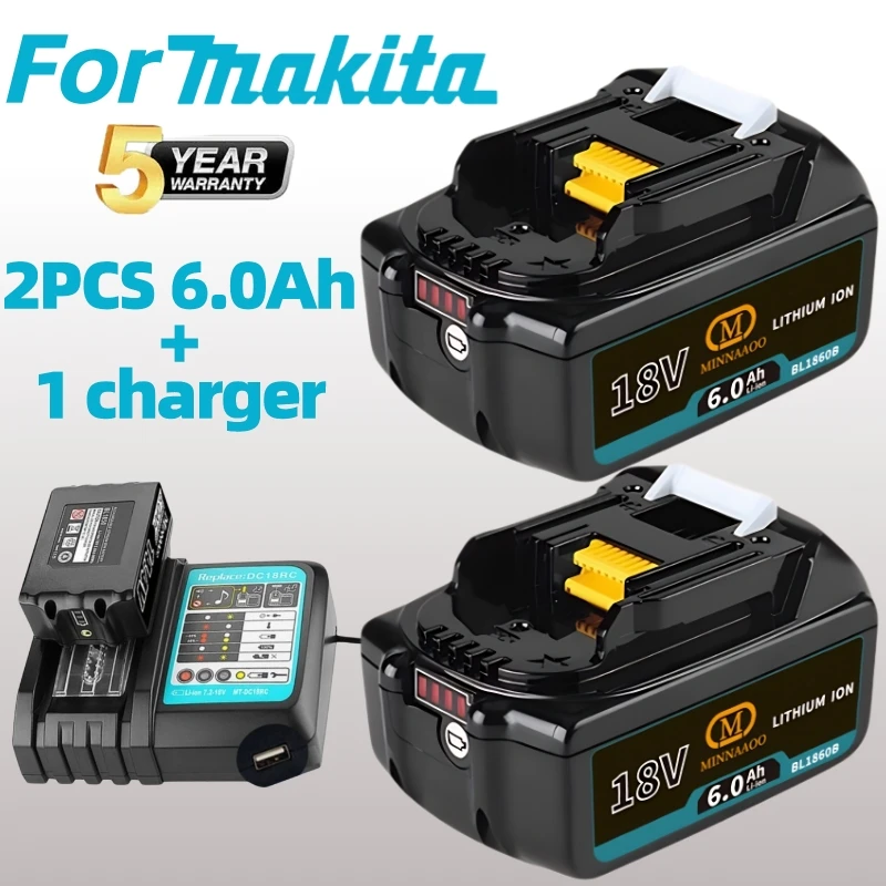 НОВЫЙ 100% оригинальный аккумулятор для Makita 18 В 6,0 Ач BL1830/BL1840/BL1850 Замена инструментов BL1860B LXT400
НОВЫЙ 100% оригинальный аккумулятор для Makita 18 В 6,0 Ач BL1830/BL1840/BL1850 Замена инструментов BL1860B LXT400