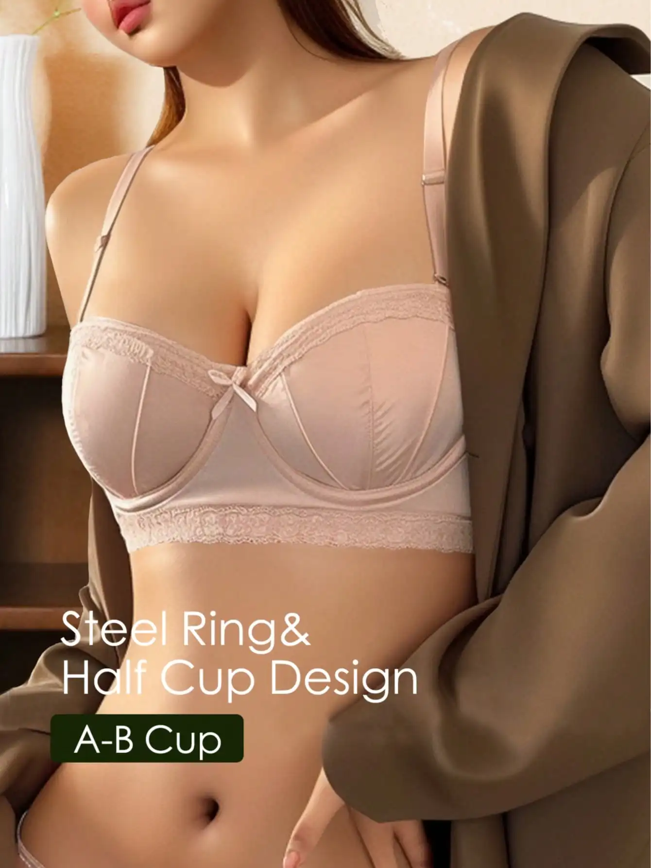 Французское атласное женское белье, женская маленькая грудь, собранная на плоской груди, специальная большая грудь, дисплей, мягкое стальное кольцо, поддержка, антипровисание b
Французское атласное женское белье, женская маленькая грудь, собранная на плоской груди, специальная большая грудь, дисплей, мягкое стальное кольцо, поддержка, антипровисание b