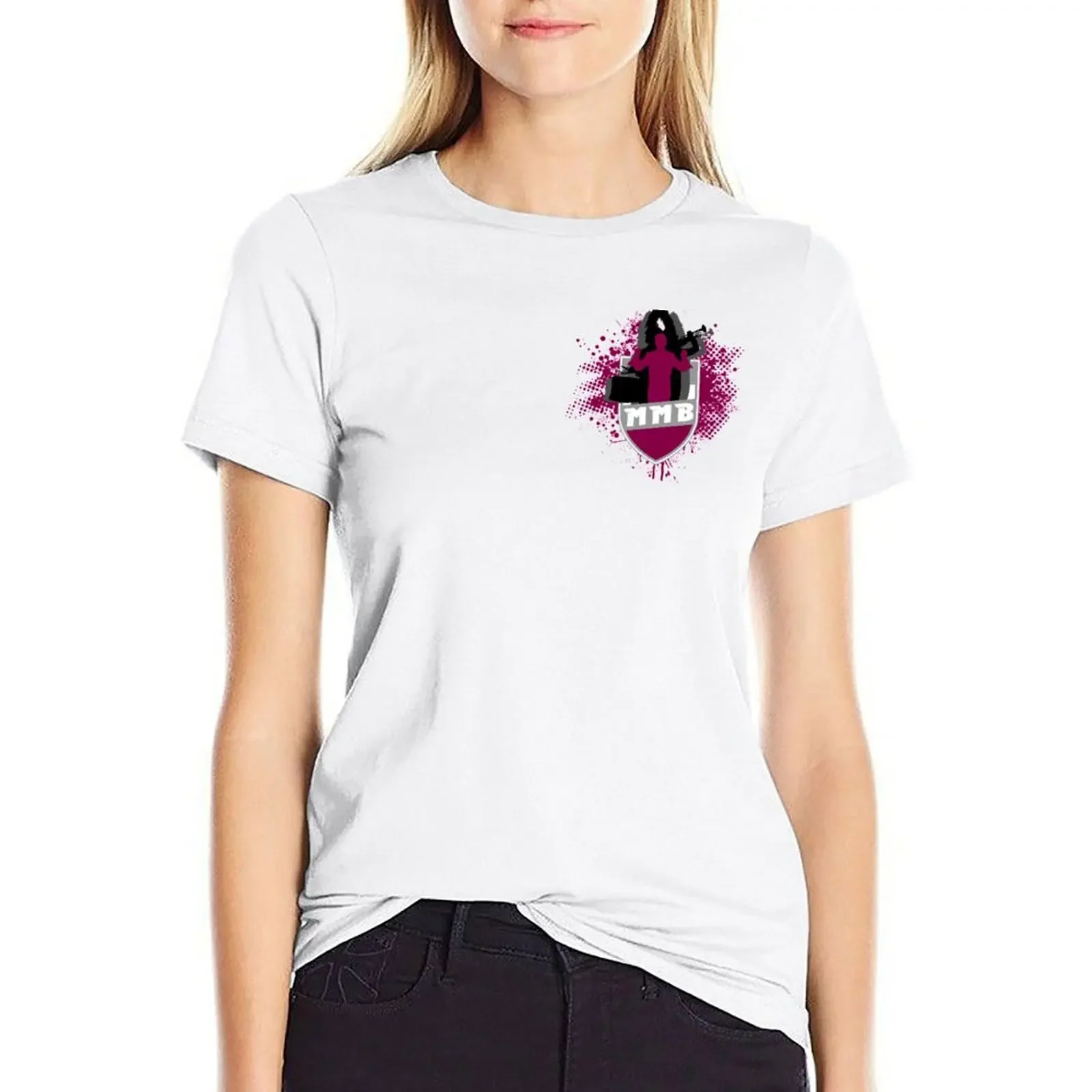 MMB Splash (Small Logo) T-shirt Blouse vintage clothes cute tops t-shirt dress for Women plus size
MMB Splash (Small Logo) T-shirt Blouse vintage clothes cute tops t-shirt dress for Women plus size