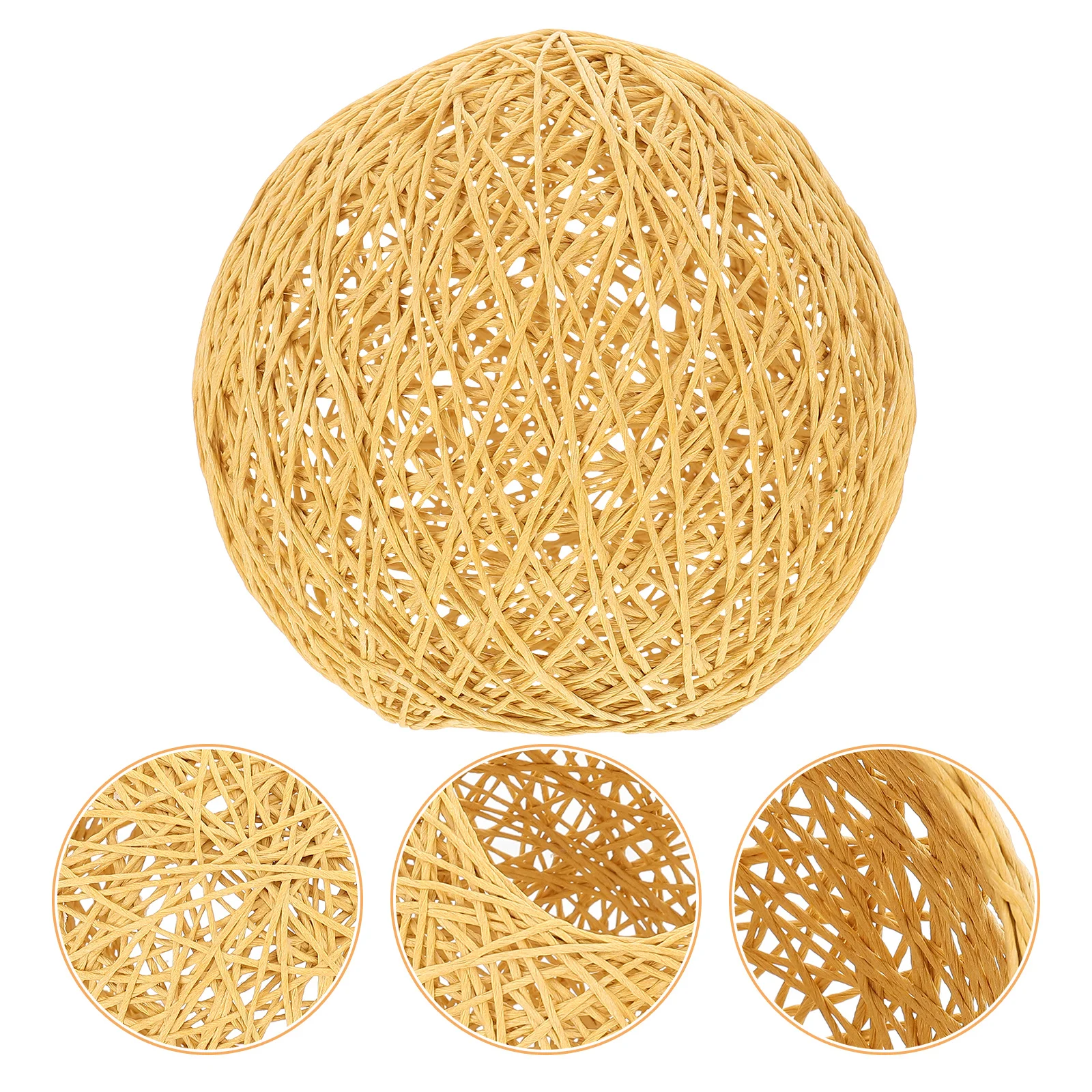 Rattan Ball Pendant Light Shade Paper Lampshade Practical Ceiling Light Shade for Bedroom Study Living Room Indoor Lamp
Rattan Ball Pendant Light Shade Paper Lampshade Practical Ceiling Light Shade for Bedroom Study Living Room Indoor Lamp
